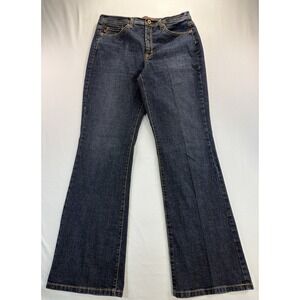 Jeanstar Belle Flare Jeans Womens Size 12 Medium Wash Blue Denim Mid Rise